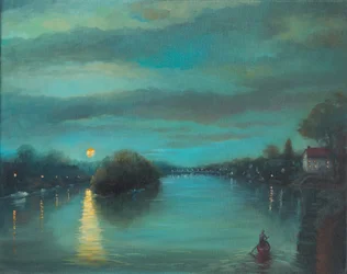 Crépuscule à Richmond, 2017